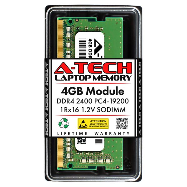 MEMORIA RAM 4GB DDR4 2400MHZ ATECH LAPTOP