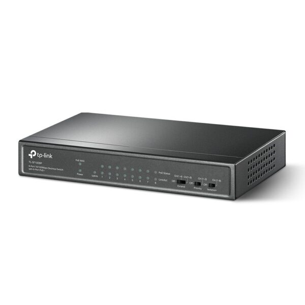 SWITCH TL-SF1009P 9 PUERTOS 8 PUERTOS POE TP LINK
