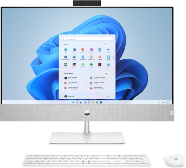 ALL IN ONE HP 27" R7 5700U 16GB 1TBSSD+1TB