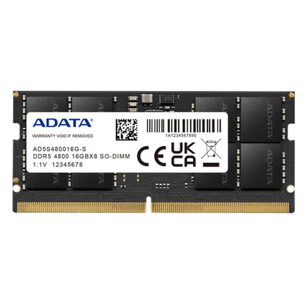 MEMORIA RAM 16GB DDR5 4800MHZ ADATA LAPTOP