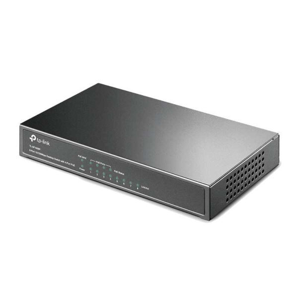 SWITCH TP LINK 8 PUERTOS 4 PUERTOS POE TL-SG1008P