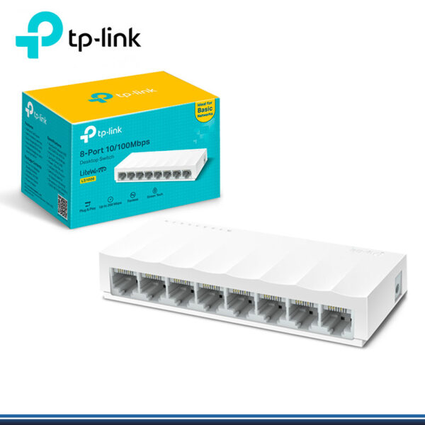 SWITCH TP LINK 8 PUERTOS LS1008 10/100 MBPS