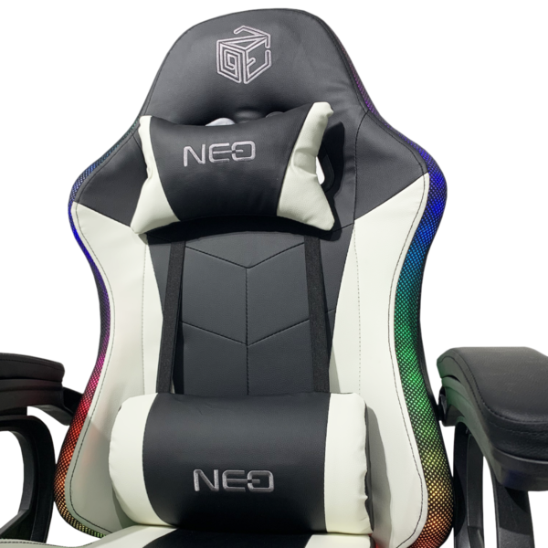 Silla Gamer ergonómica luces RGB con masajeador, uso de oficina - Image 3