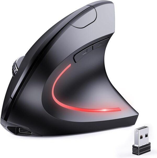 MOUSE INALAMBRICO JYKEYMOUT VERTICAL 1600 DPI